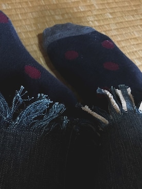 「SOMETHING（サムシング）のアイテム（デニムパンツ、ブルー系）」を使った、猫村ひろみさん（レディース）の秋コーディネート