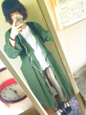 雨 音 。さん（レディース・157cm）の春コーディネート