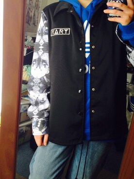 「THE TEST（ザ テスト）のアイテム（ジャケット/アウター）」を使った、tttaさん（レディース・160cm）の春コーディネート