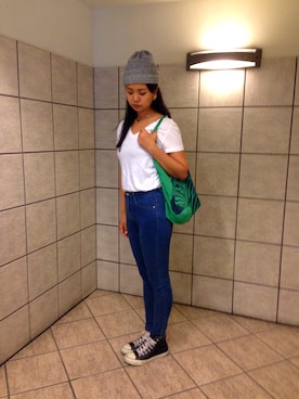 「coca（ANDEX shoes product）（コカ）のアイテム（パンツ）」を使った、olieeeさん（レディース・165cm）の春コーディネート