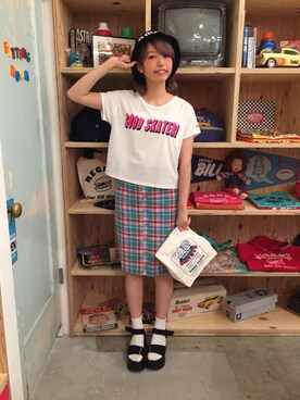 愛恵 悠さんの（Aymmy in the batty girls | エイミーインザバッティーガール）を使ったコーディネート