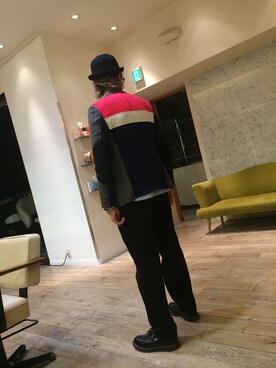 「JUNYA WATANABE MAN（ジュンヤワタナベマン）のアイテム（テーラードジャケット）」を使った、KITA3さん（メンズ・173cm）の春コーディネート