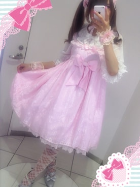 「ロリィタ　Angelic Pretty」｜りずᕱ⑅ᕱ .｡ഒさん（レディース・155cm）の秋コーディネート