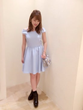 「Supreme.La.La.（シュープリームララ）のアイテム（アクセサリー）」を使った、Ayaka Hishizakiさん（レディース・158cm）の秋コーディネート