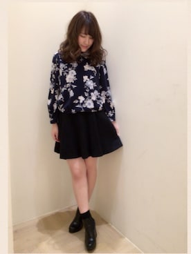 「アイテム（その他シューズ）」を使った、Ayaka Hishizakiさん（レディース・156cm）の冬コーディネート