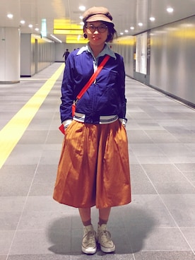 「remi&reid（レミーアンドリード）のアイテム」を使った、noeさん（レディース・160cm）の秋コーディネート