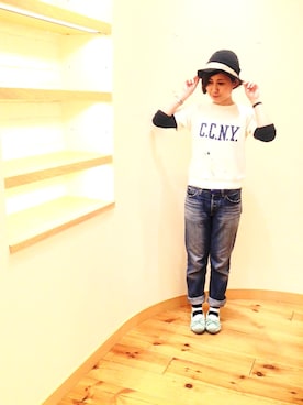 「ミネトンカ」｜noguchiさん（レディース・158cm）の春コーディネート