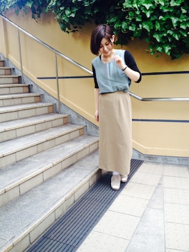 「ミネトンカ」｜noguchiさん（レディース・158cm）の春コーディネート