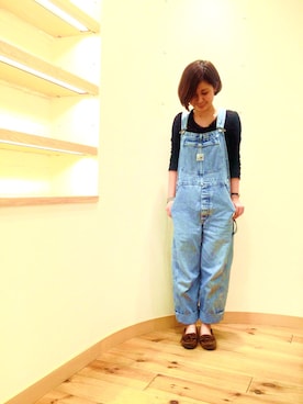 「ミネトンカ」｜noguchiさん（レディース・158cm）の春コーディネート