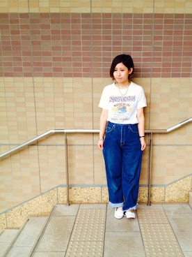 「ミネトンカ」｜noguchiさん（レディース・158cm）の夏コーディネート