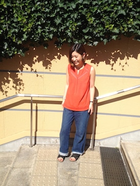 「ミネトンカ」｜noguchiさん（レディース・158cm）の夏コーディネート