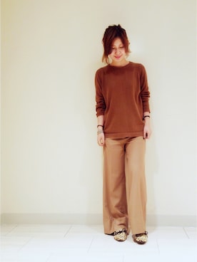 「ミネトンカ」｜noguchiさん（レディース・158cm）の秋コーディネート