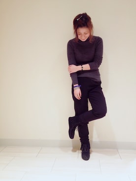 「ミネトンカ」｜noguchiさん（レディース・158cm）の秋コーディネート