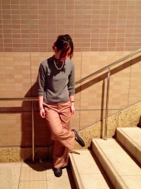 「ミネトンカ」｜noguchiさん（レディース・158cm）の秋コーディネート