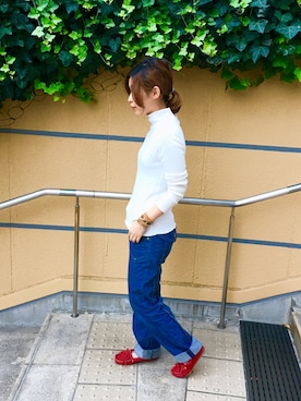 「ミネトンカ」｜noguchiさん（レディース・158cm）の秋コーディネート