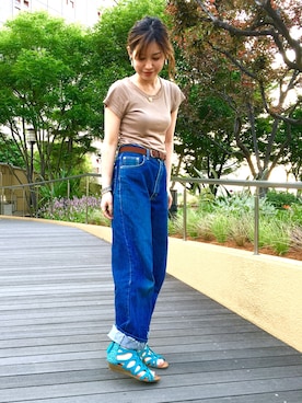 「ミネトンカ」｜noguchiさん（レディース・158cm）の春コーディネート