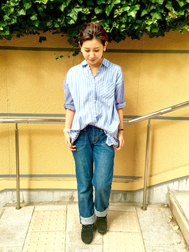 「ミネトンカ」｜noguchiさん（レディース・159cm）の夏コーディネート