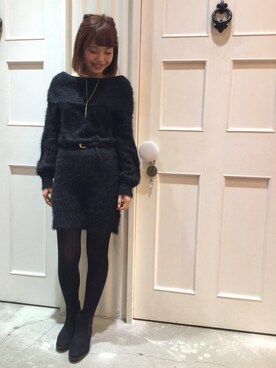 유카⑅⃝さん（レディース・156cm）の秋コーディネート