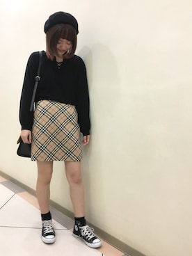 유카⑅⃝さん（レディース・156cm）の秋コーディネート