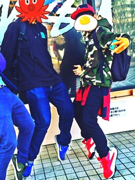 「VANS（バンズ）のアイテム（マウンテンパーカー）」を使った、@YOUKICK1227さん（メンズ・161cm）の夏コーディネート