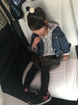「妹ちゃんのアイテム（その他、その他）」を使った、さらさん（キッズ・100cm）の冬コーディネート