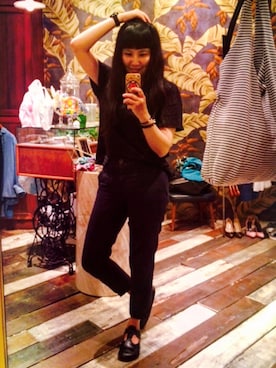 「Gozo（ゴソ）のアイテム（パンツ）」を使った、慢さん（レディース・167cm）の夏コーディネート