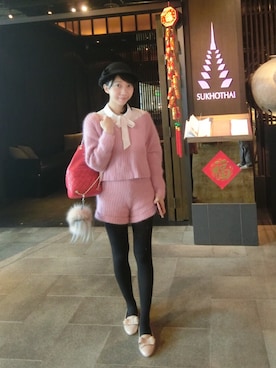 selenakuo さん（レディース・160cm）の冬コーディネート