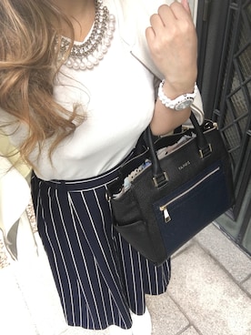 「スタンスミス」｜「アイテム（ノーカラージャケット）」を使った、Sakuraさん（レディース・167cm）の春コーディネート