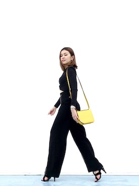 「wearsg」｜「アイテム（ハンドバッグ）」を使った、stylist/evonchngさん（レディース・157cm）の冬コーディネート