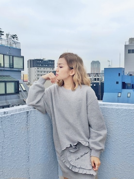 「wearsg」｜「アイテム（ワンピース）」を使った、stylist/evonchngさん（レディース・157cm）の秋コーディネート