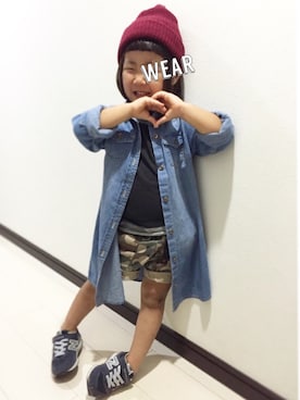 Saku＊Hanaさん（キッズ・100cm）の秋コーディネート