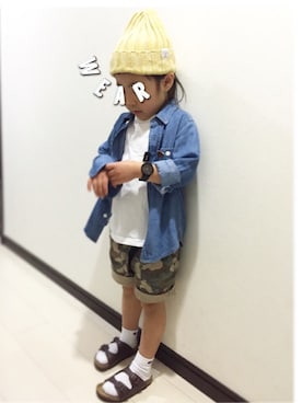 Saku＊Hanaさん（キッズ・100cm）の春コーディネート