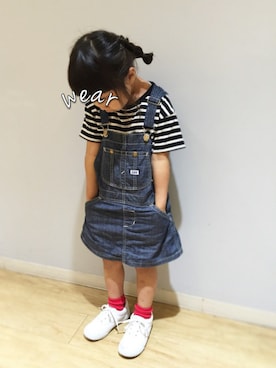 Saku＊Hanaさん（キッズ・110cm）の夏コーディネート