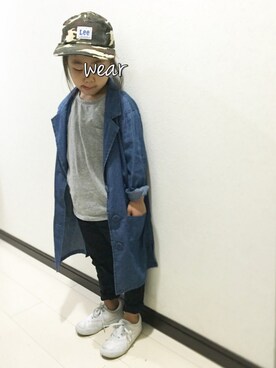 Saku＊Hanaさん（キッズ・110cm）の秋コーディネート