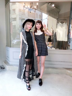 「Marjorie（マージョリー）のアイテム（ジャケット/アウター）」を使った、彭喵さん（レディース・150cm）の夏コーディネート