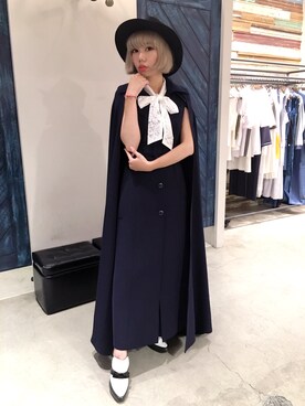 「Marjorie（マージョリー）のアイテム（ジャケット/アウター）」を使った、彭喵さん（レディース・150cm）の秋コーディネート