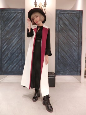 「Marjorie（マージョリー）のアイテム（ジャケット/アウター）」を使った、彭喵さん（レディース・150cm）の秋コーディネート