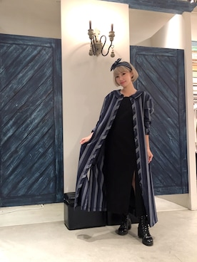 「Marjorie（マージョリー）のアイテム（ジャケット/アウター）」を使った、彭喵さん（レディース・150cm）の秋コーディネート