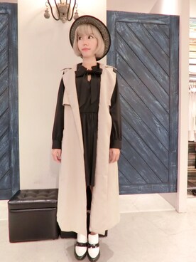 「Marjorie（マージョリー）のアイテム（ジャケット/アウター）」を使った、彭喵さん（レディース・150cm）の秋コーディネート