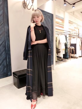 「Marjorie（マージョリー）のアイテム（ジャケット/アウター）」を使った、彭喵さん（レディース・150cm）の秋コーディネート