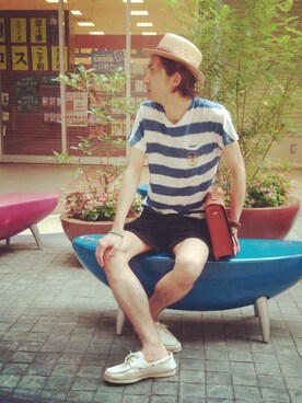 麦わら帽子 のメンズ人気ファッションコーディネート Wear