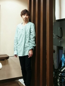「エプロン」｜sh0taさん（メンズ・178cm・20代）の夏コーディネート