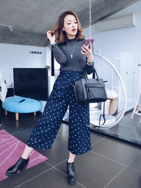 「kerina style」｜Kerina*薛妞妞さん（レディース・161cm）の春コーディネート