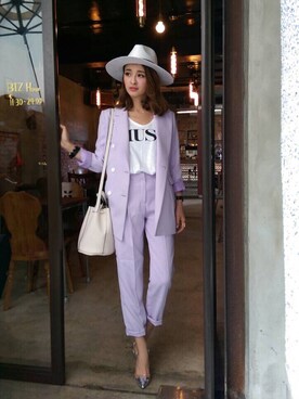 「kerina style」｜Kerina*薛妞妞さん（レディース・161cm）の春コーディネート