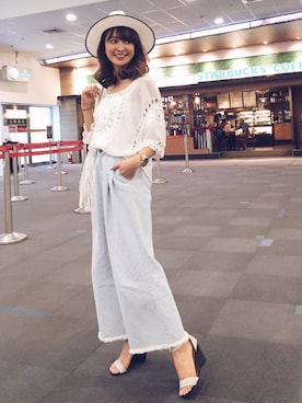 「A dress a day（ア　ドレス　ア　デイ）のアイテム」を使った、Kerina*薛妞妞さん（レディース・161cm）の春コーディネート