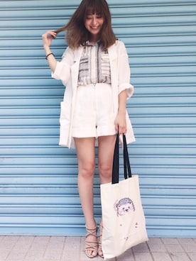 「kerina style」｜Kerina*薛妞妞さん（レディース・161cm）の夏コーディネート