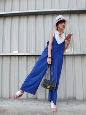 「kerina style」｜Kerina*薛妞妞さん（レディース・161cm）の夏コーディネート