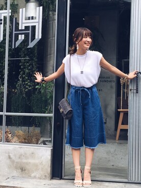 「kerina style」｜Kerina*薛妞妞さん（レディース・161cm）の夏コーディネート