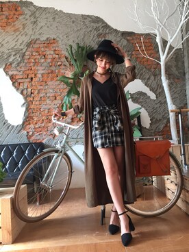 「kerina style」｜Kerina*薛妞妞さん（レディース・161cm）の秋コーディネート