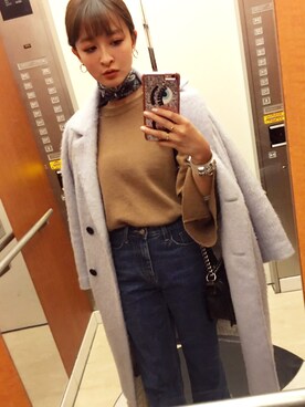 「kerina style」｜Kerina*薛妞妞さん（レディース・161cm）の冬コーディネート